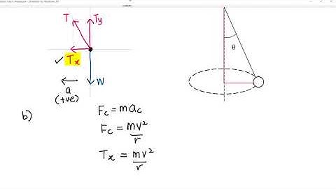 #88 Circular motion : Conical Pendulum