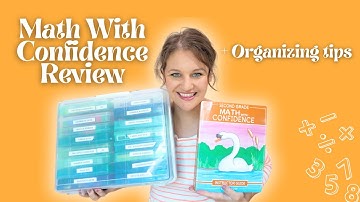 Math With Confidence Review + How I Organize Our Homeschool Math Manipulatives
