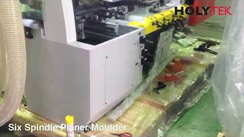 Holytek 4 Side Moulder with Universal Spindle & Feed Magazine - Electro-Tech Machinery