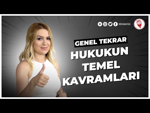 1) Hukukun Temel Kavramları Full Tekrar - Esra Özkan Karaoğlu (KPSS VATANDAŞLIK GENEL TEKRAR) 2022