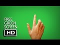 Free green screen  finger touching screen compilation