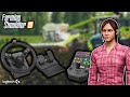 🔥 🦹‍♀️ 🎮 DoSiaa Gra Pierwszy Raz na Kierownicy Saitek ❗️ Jak Sobie Poradziła ❓ Farming Simulator 19🚜