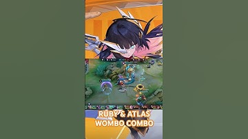 RUBY & ATLAS WOMBO COMBO #ruby #rubymobilelegends #rubymontage #mobilelegends