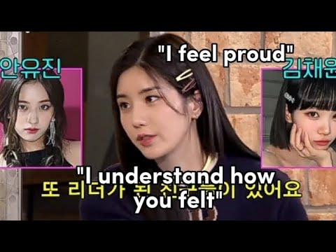 Eunbi talked about yujin and chaewon for becoming the leader of their group
