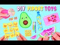 7 DIY FIDGET TOYS IDEAS - Viral TikTok Fidget Toys You Will Love - Avocado POP IT & more!