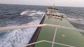 Conquering the Rough sea during passage to Srilanka