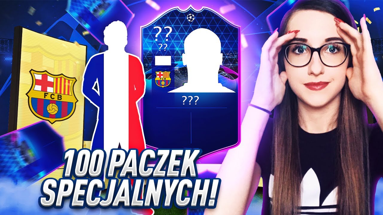 OTWORZYŁAM 100 PACZEK SPECJALNYCH I... - FIFA 20 Ultimate Team  TOTTGS