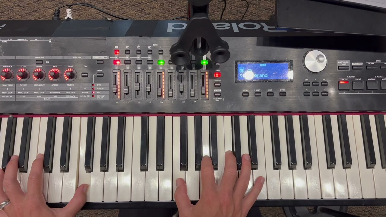 Great is Thy Faithfulness -  Mainstage Keys Tutorial in C (Worship Circle)