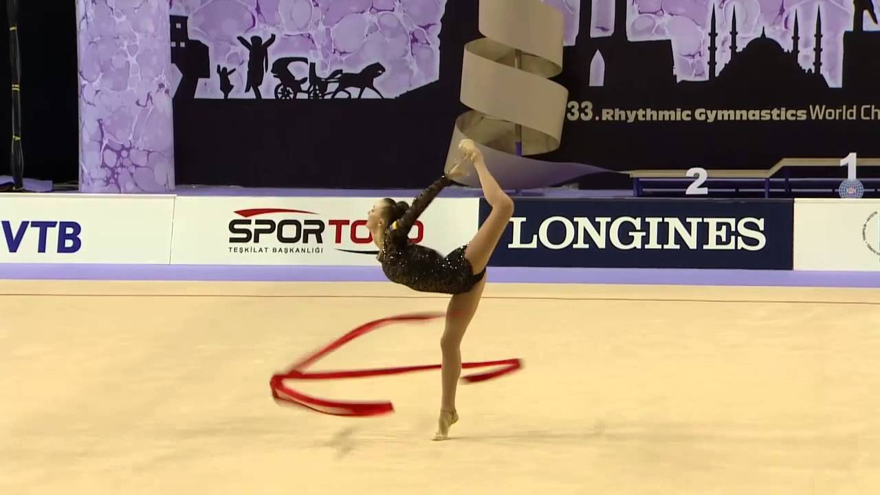 Ganna Rizatdinova (UKR) - Ribbon Final - 2014 World Rhythmic Gymnastics Championships