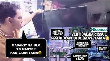 HISENSE VERTICAL BARS MODIFY LC1 LC2#Hisense#verticalbars