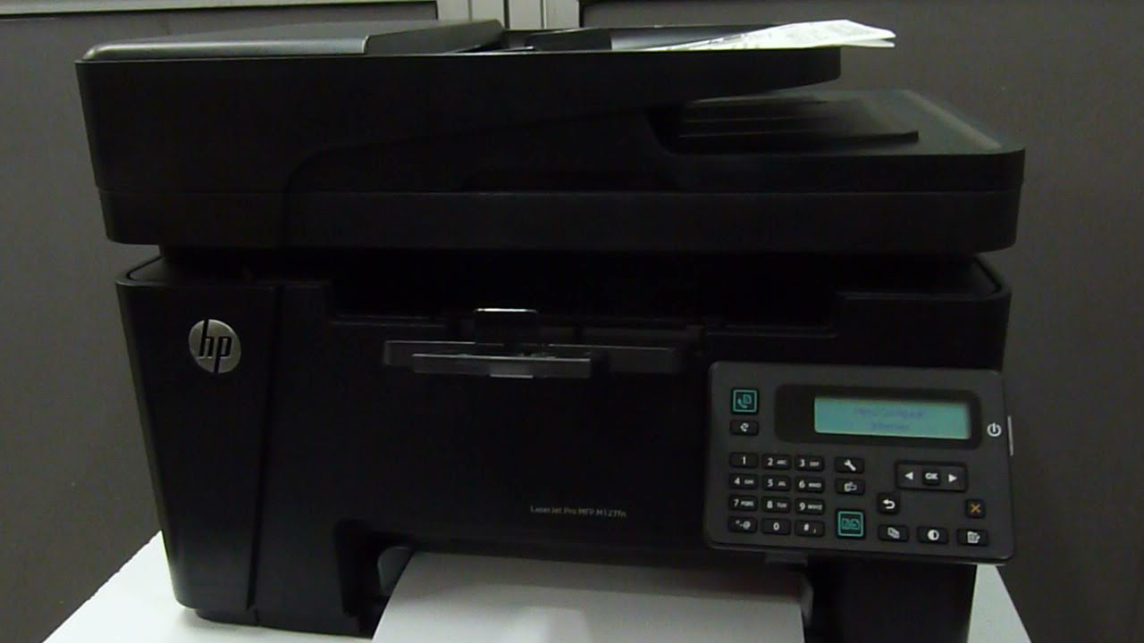 IMPRESORA HP LASERJET PRO MFP M127fn MULTIFUNCIONAL LASER, COMO NUEVA,  GARANTIA, TONER AL 100% - YouTube