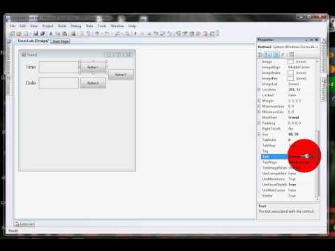 How To Make A Clock In Visual Basic 2008