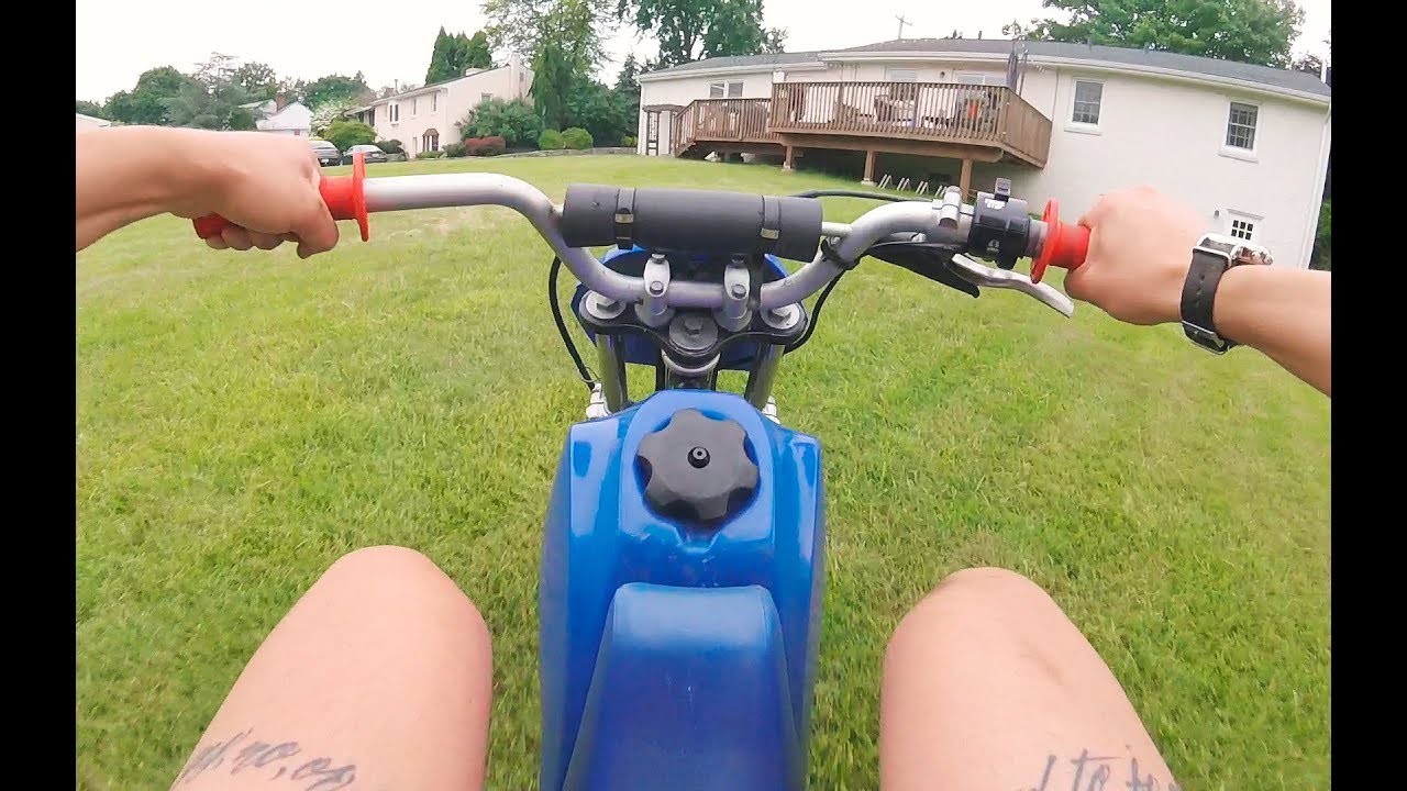 Fixing Up Our PW80! New sprocket gearing and tires!