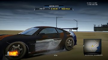 Burnout 5 - Feb 22 2007 build "artist" gameplay #2