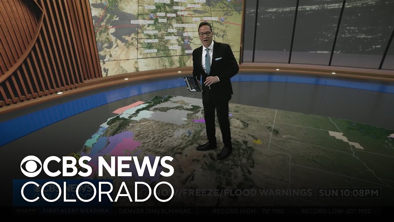 Mild start to the week before next chance for snow - YouTube