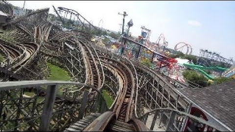 Lightning Racer (Lightning side) Front Seat on-ride HD POV Hersheypark
