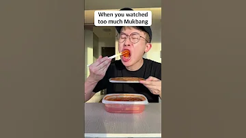 When you watched too much mukbang 🤣