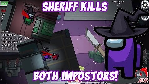 Sheriff dk kills both impostors STEVE and DUMBDOG !