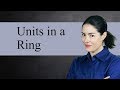 Units in a Ring  (Abstract Algebra)