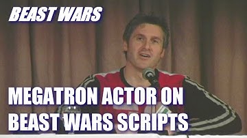 Beast Wars Megatron Voice Actor David Kaye Discusses Receiving the Scripts, and Record Sessions.