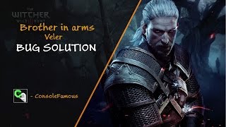 The Witcher 3 | Brothers in arms: Veler SKIP SOLUTION