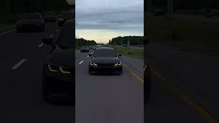 Modified Black Bmws On The Highway Batman Crew Takeover