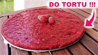 Żelka malinowa do tortów i deserów- tylko 5 składników💗 !!! #maliny #rasberry