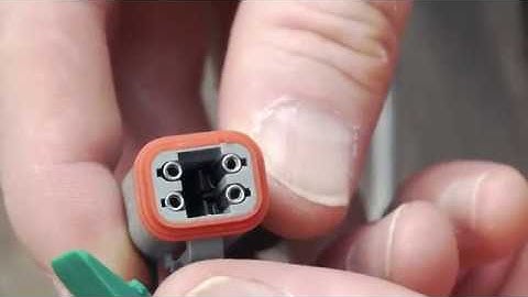 Installing Deutsch -style connectors