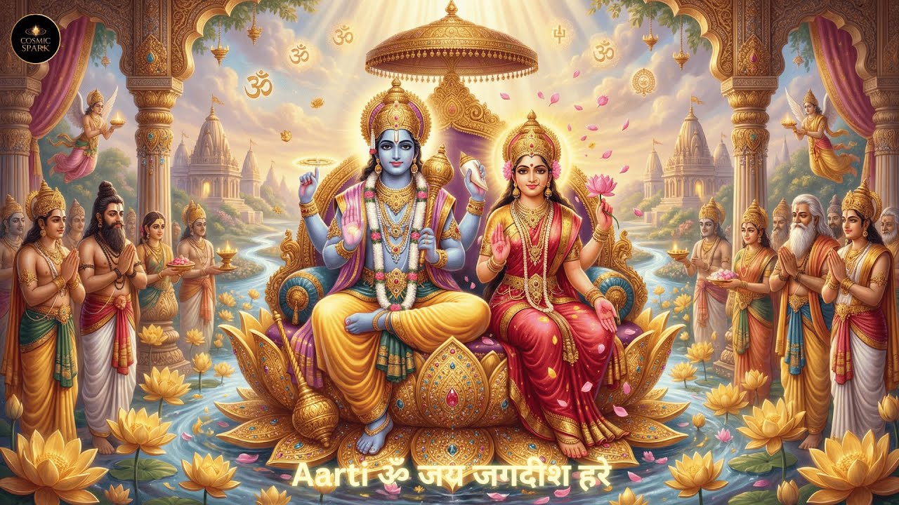 Om Jai Jagdish Hare Aarti 🙏 | Vishnu Aarti | Peaceful Morning & Evening Prayer