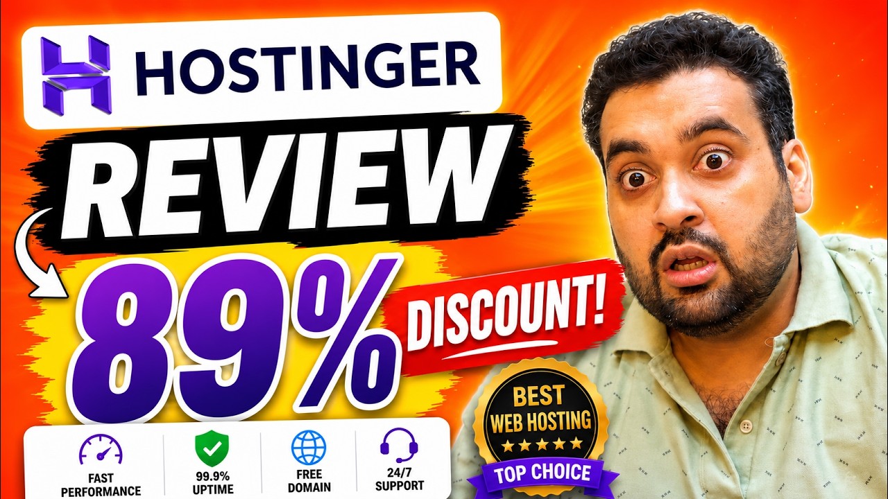Hostinger Review 2026: Pros, Cons, Coupon Code & 89% Di… — Transcript