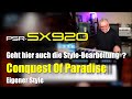 PSR SX920 Style Bearbeitung Conquest Of Paradise 1520