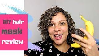 Diy Haarmasker Voor Krullend Haar Met Banaan, Avocado En Honing
