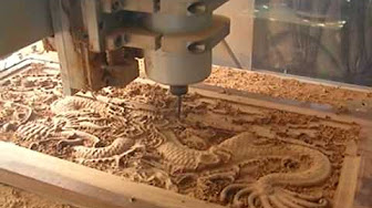 MAQUINAS TALLADORAS DE MADERA - YouTube