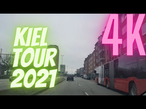 Kiel - schleswig holstein |  4k drive through kiel January 2021 | 4K cinematic tour kiel Germany |