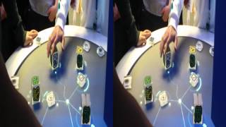 Intel's dynamic ReacTable lets Mobile World Congress in 3D - @TOYin3D #MWC
