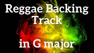 Video thumbnail of "Reggae backing track in G major"