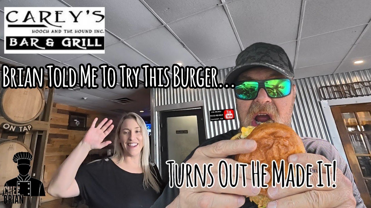 Chef’s Secret Smash Burger! (Carey’s Bar & Grill Review)