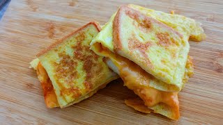 One Pan Cheese Egg Toast | Healthy & Delicious Breakfast Recipes!