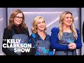 Kelly Can't Stop Giggling While Making Italian Food With Jenna Fischer, Angela Kinsey & Scott Conant