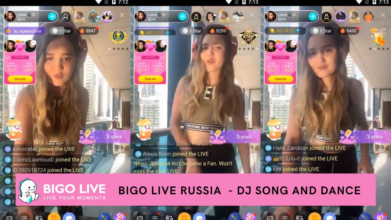 Bigo Live Russia Dj Song And Dance Hot Youtube 