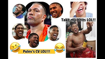 Anthony Joshua laughs at Pulev
