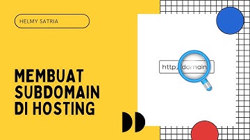 Membuat Subdomain pada Hosting