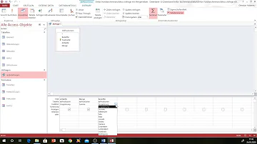 Wie macht man eine Abfrage bei Access?