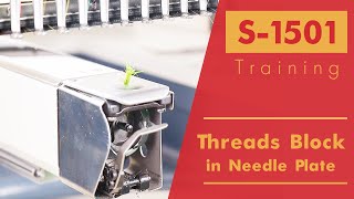 Smartstitch Embroidery Machine S1501 Troubleshooting  Threads Block in Needle Plate Update