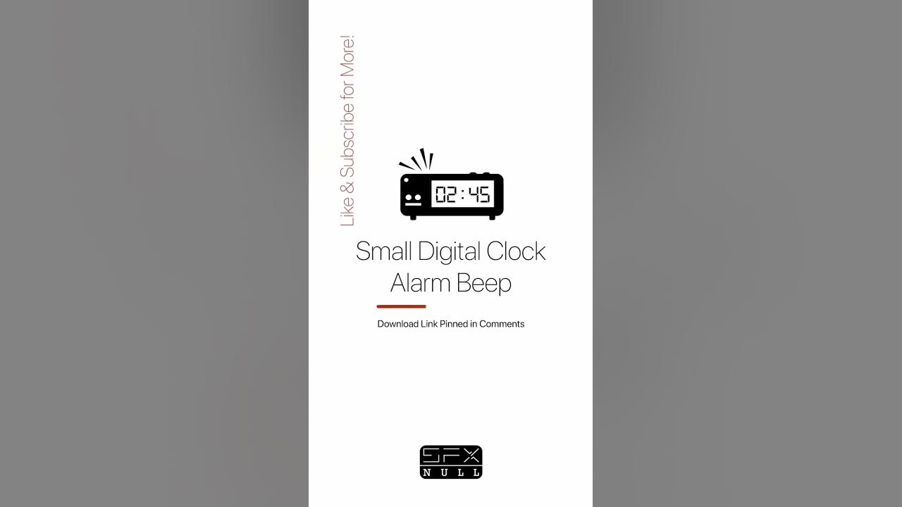 Digital Clock Alarm Beep 📟🕰️ / Digital Beeps 🔊 / Digital Clock Sound