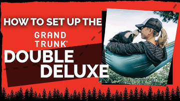 How To Set Up A Hammock with Straps | Grand Trunk Double Deluxe Hammock
