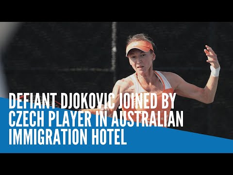 Defiant Djokovic joined by Czech player in Australian immigration hotel