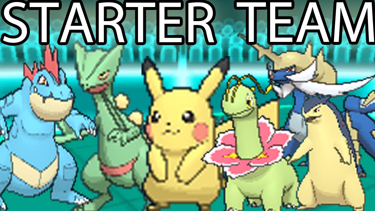 Pokemon X and Y WiFi Battle - FULL STARTER TEAM!
