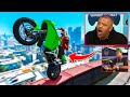Lamar From GTA 5 REACTS to My STUNTS!