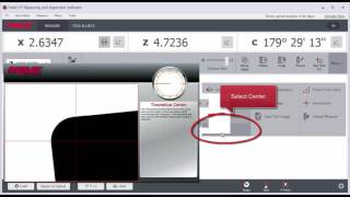 P7 Measuring: Using Axis Tracking (Center)